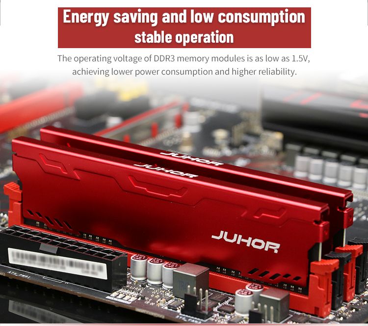 2024 JUHOR DDR4 8GB 3200MHz UDIMM Desktop Memory Module Ram. 