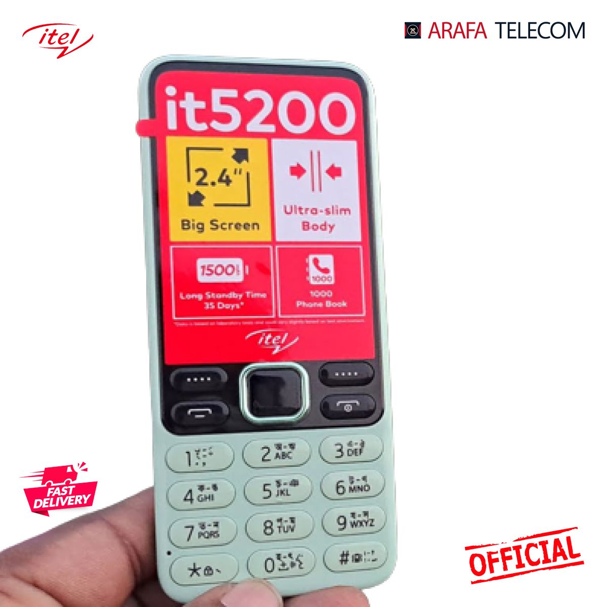 Itel 5200 Dual SIM Feature Phone