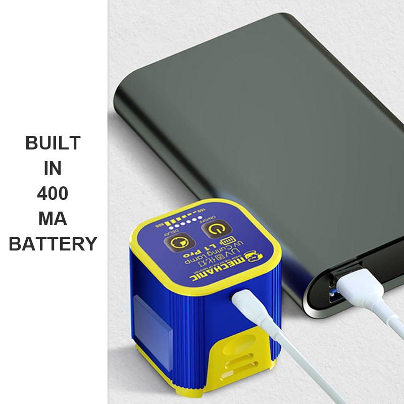 MECHANIC L1 L1 Pro UV Curing Lamp for Mobile Phone Repair Intelligent High Power Double Core Fast Curing Repair Light. 
