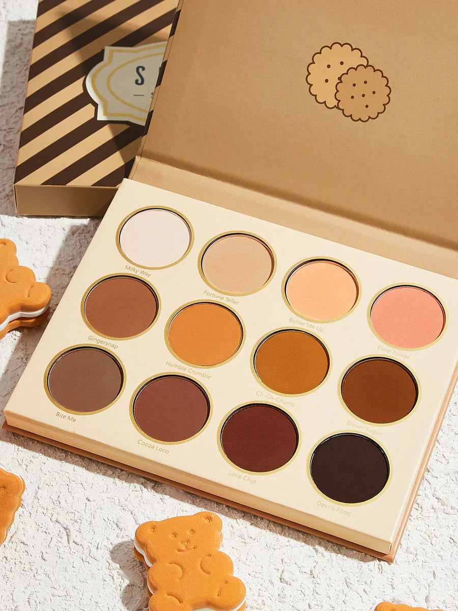 Sheglam smart cookie 12 color eyeshadow palette. 