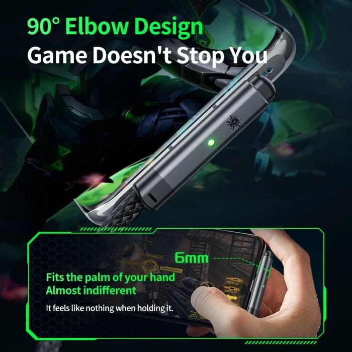 Plextone T100 C2C Type C To Type C Elbow Gaming Cable 66W Cable. 