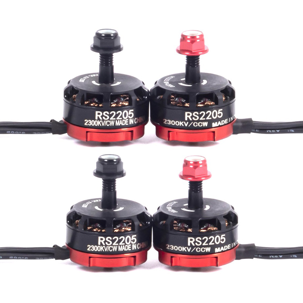 Aircraft model four axis 5-inch crossing aircraft RC RS2205 2205 2300KV CW CCW brushless motor suitable for 2-6s 20A/30A/40A ESC