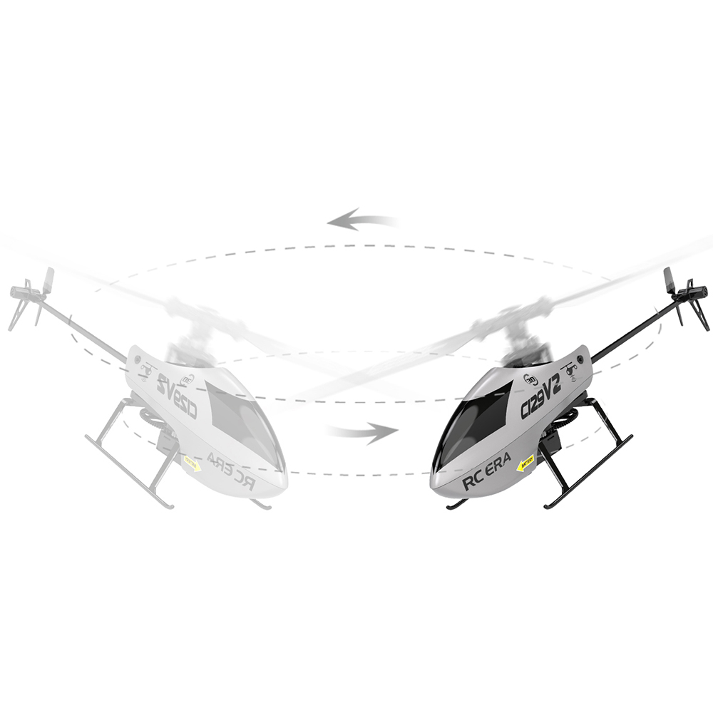 RC ERA C129 V2 One Click 3D Flip RC Helicopter 4ch Stable Flight Remote Control Drone Airplane Hobby Toys for Beginner. 