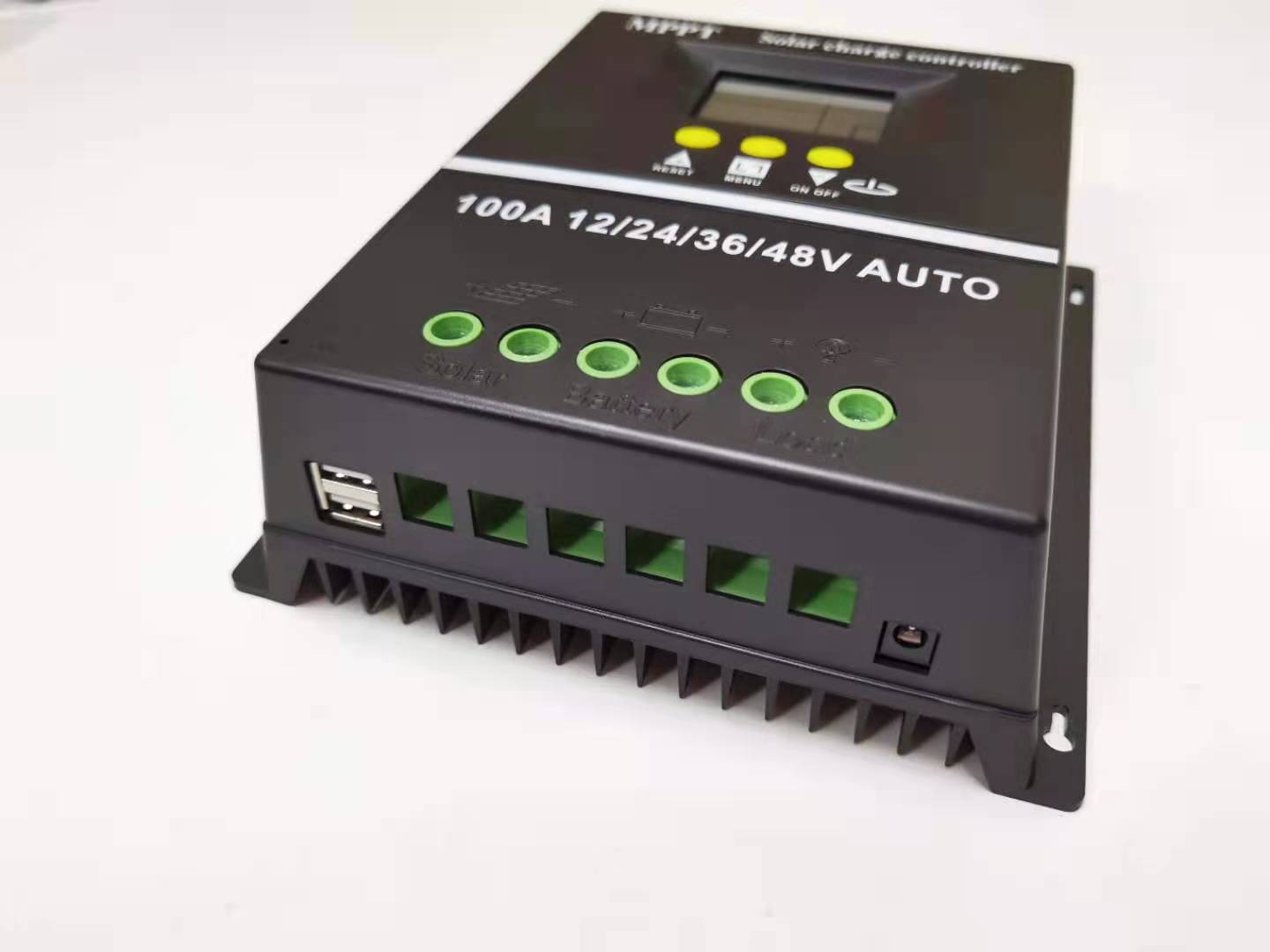 Snaterm 60A 80A 100A MPPT Solar Charge Controller Tool 12V 24V 36V 48V Solar Panel Battery Smart Regulator Lead Acid/Lithium use. 