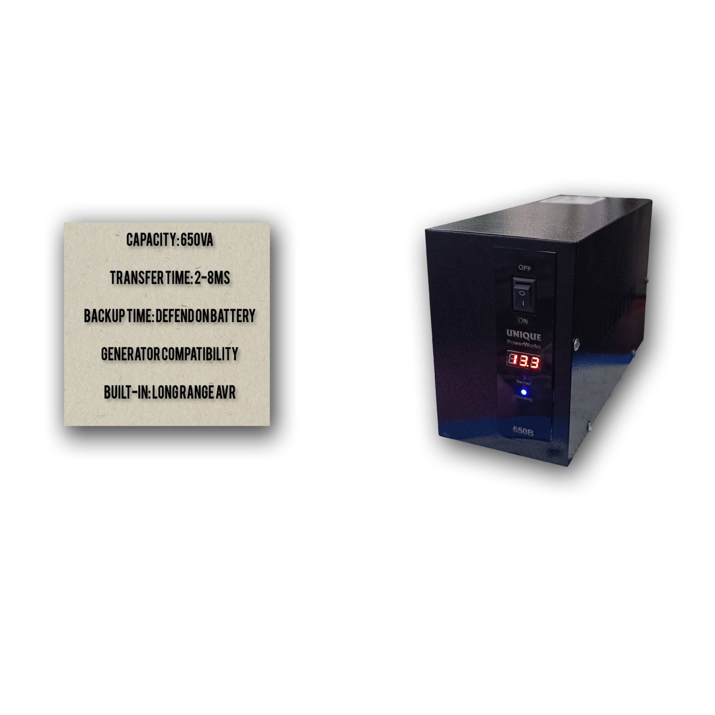 Long Backup UPS/IPS For Computer & Light Fan Etc