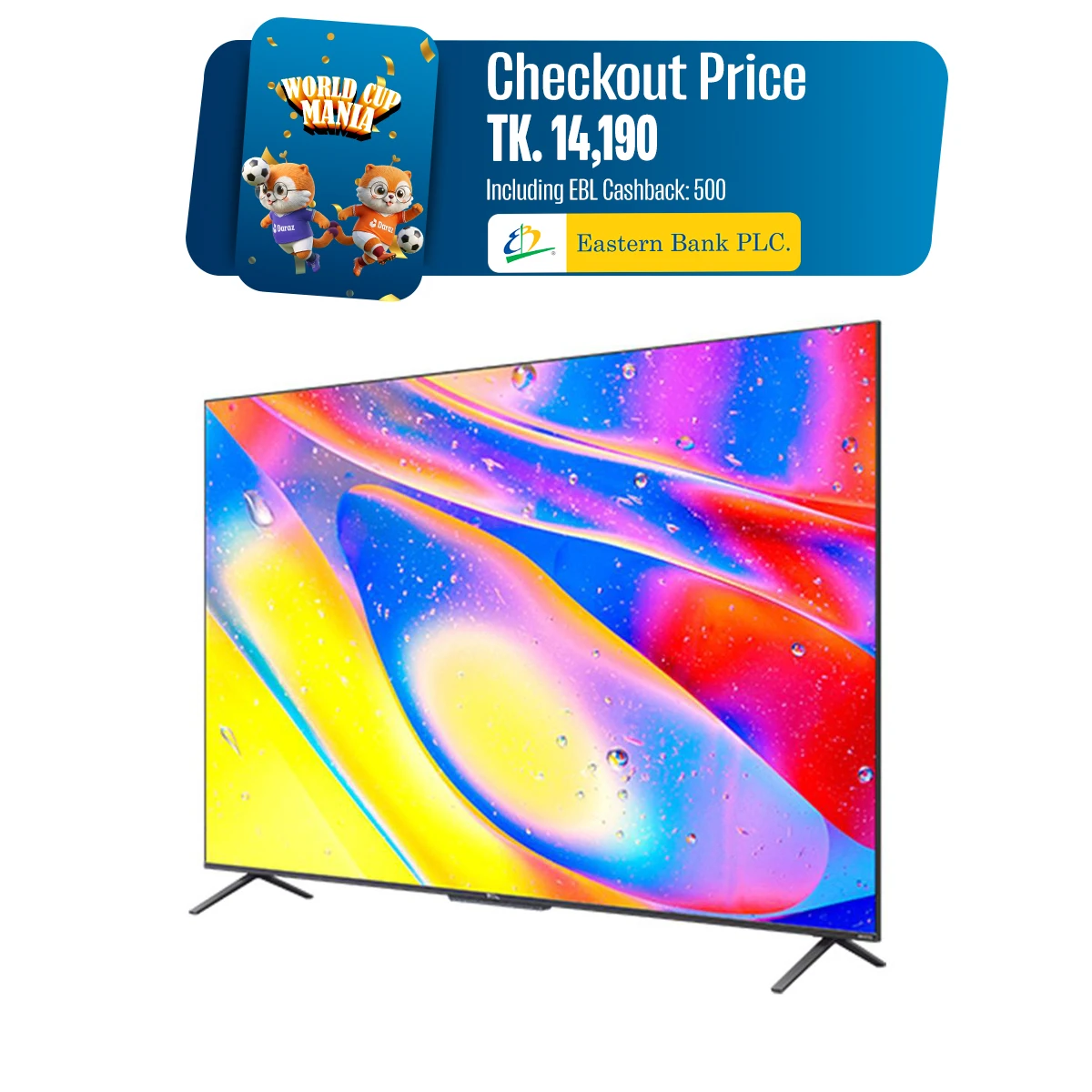 borderless - 32 inch LED Smart tv 4k supported  android smart tv 2 GB RAM 16GB ROM