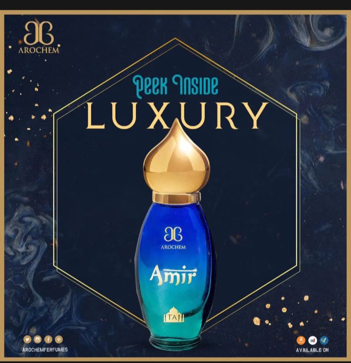 Arochem-Amir Perfume Long Lasting Natural Attar 9 ML Roll On -. 