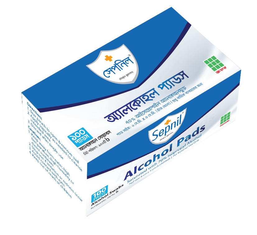 Sepnil Isopropyl Alcohol Swab Box 5box