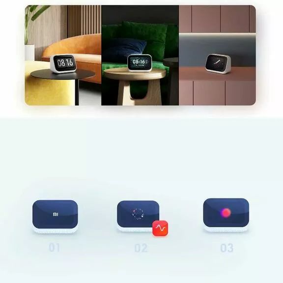 XIAOMI Xiao AI Touch Screen Smart Clock Speaker. 