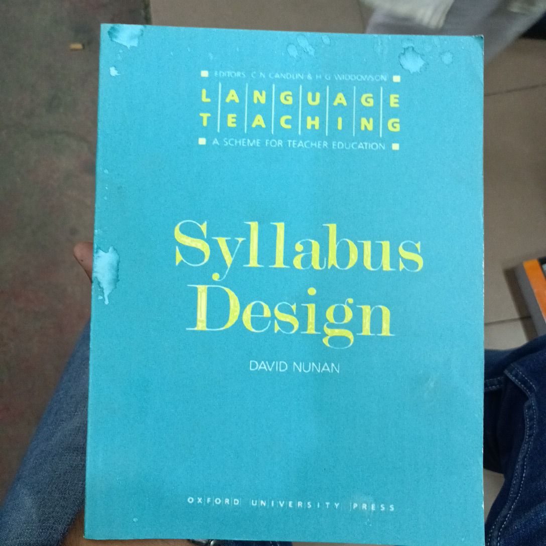 Syllabus Design

DAVID NUNAN