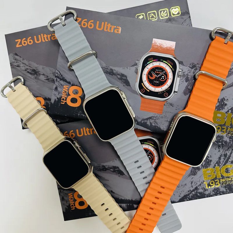 Z66 Ultra SmartWatch Series 8 NFC Wireless Charger Smart Watch Touch