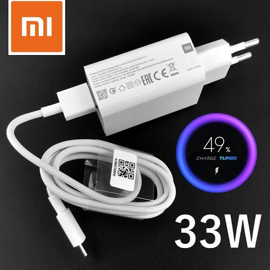 33W Fast Charger for mi/oppo/vivo/Realme/Samsung/redmi showing quick charge. 