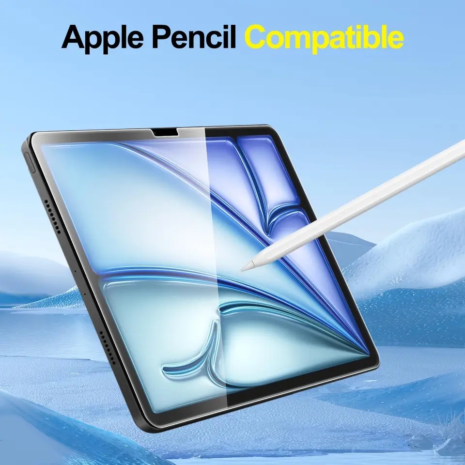 Apple iPad Air 11‑inch (M2) A2903,A2904,A2902 HD Tempered Glass Screen Protector. 