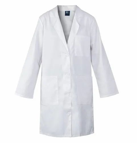 White Medical Apron For Male Students With Pure Korean Cotton Fabric /Male Doctors White Apron /Lab White Apron/Medical Students Apron/Pure Cotton White Apron