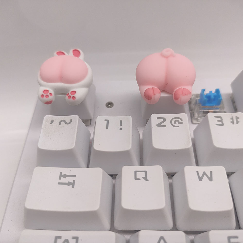 Cat Paw Butt Key Cap Animal Keycaps For Mechanical Gaming Keyboard Custom ESC Keycap Cherry Mx Switch For PC Gift For Birthday. 