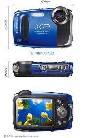 FUJIFILM FinePix XP50 are waterproof Digital Camera (Blue). 