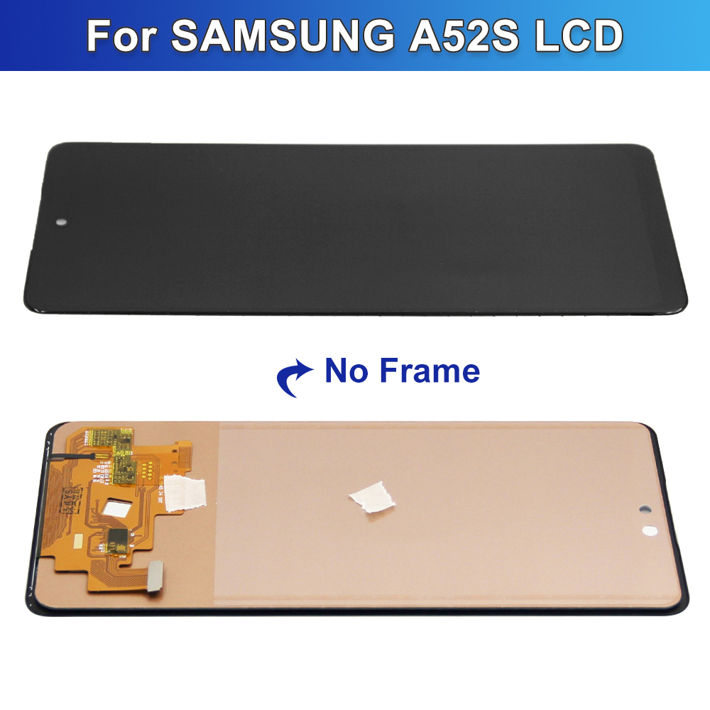 Tested A52S Display 6.5'' For Samsung A52s 5G A528 A528B A528M A528B/DS LCD Display Touch Screen Digitizer Repair Parts. 