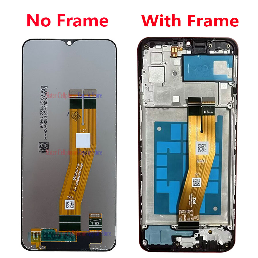 6.5"IPS For Samsung Galaxy A03 LCD Display Touch Screen Digitizer Assembly Replacement For Samsung A03 A035F LCD With Frame. 