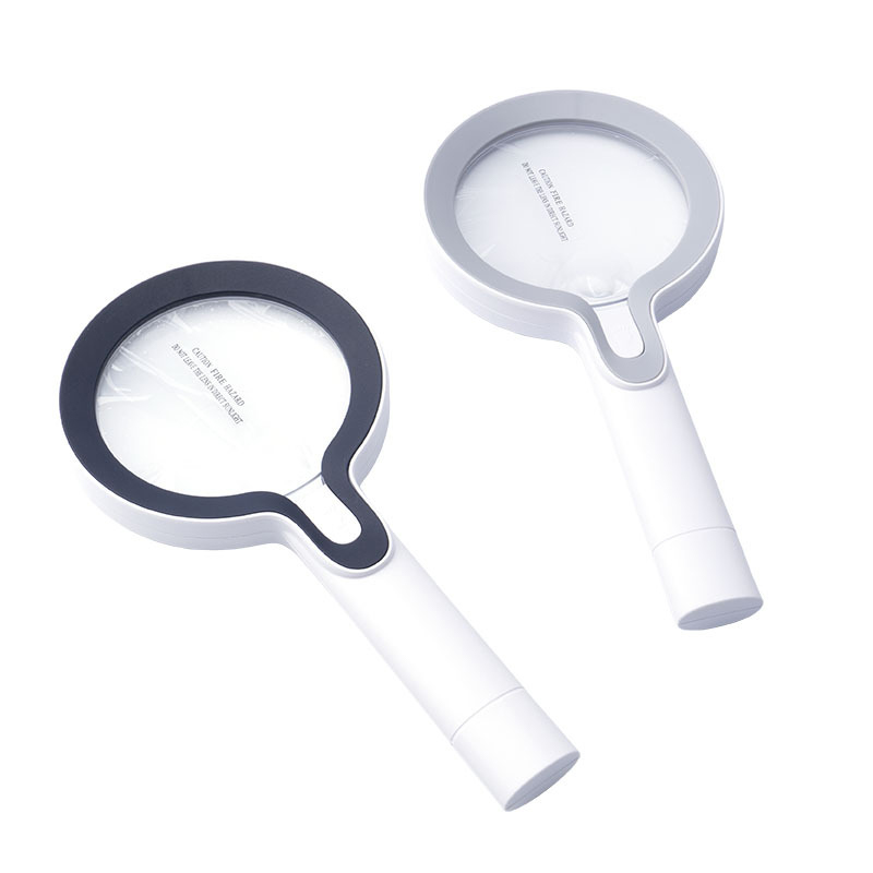 10X 25X Handheld Magnifying Glass USB Rechargeable Magnifier with 29 LED Lights Illuminated Magnifier for Reading/Identification. 