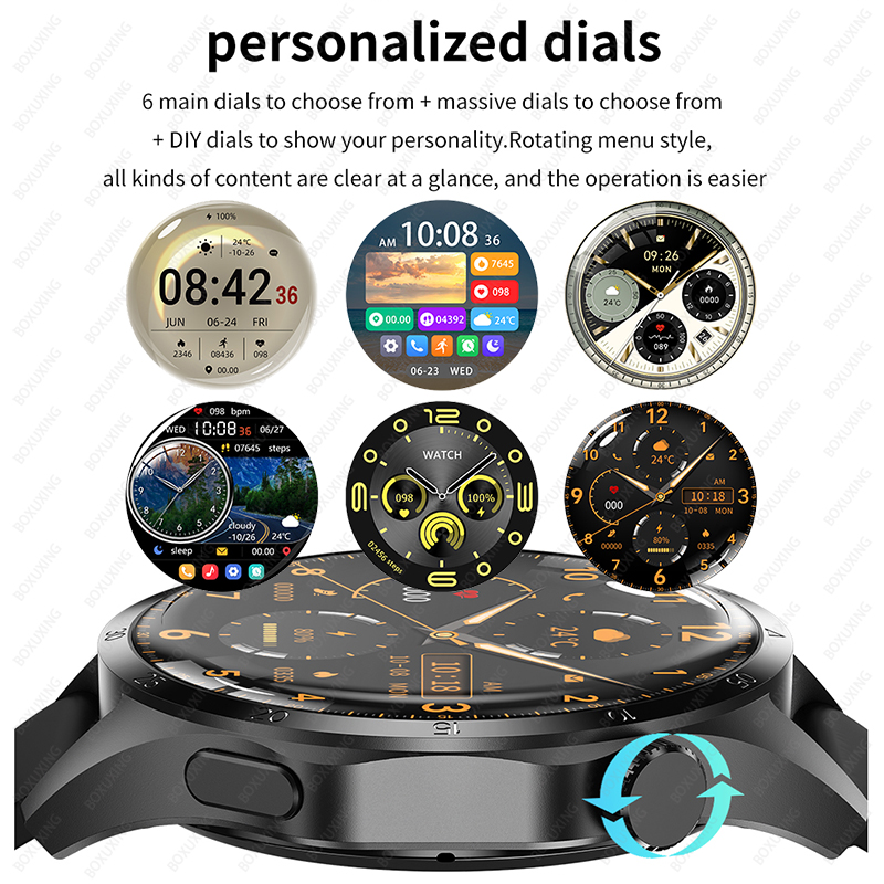 For Huawei GT4 Smart Watch Men Watch 4 Pro AMOLED HD Screen Bluetooth Call NFC Health Monitoring Smartwatch 2024 New Watch GT4. 