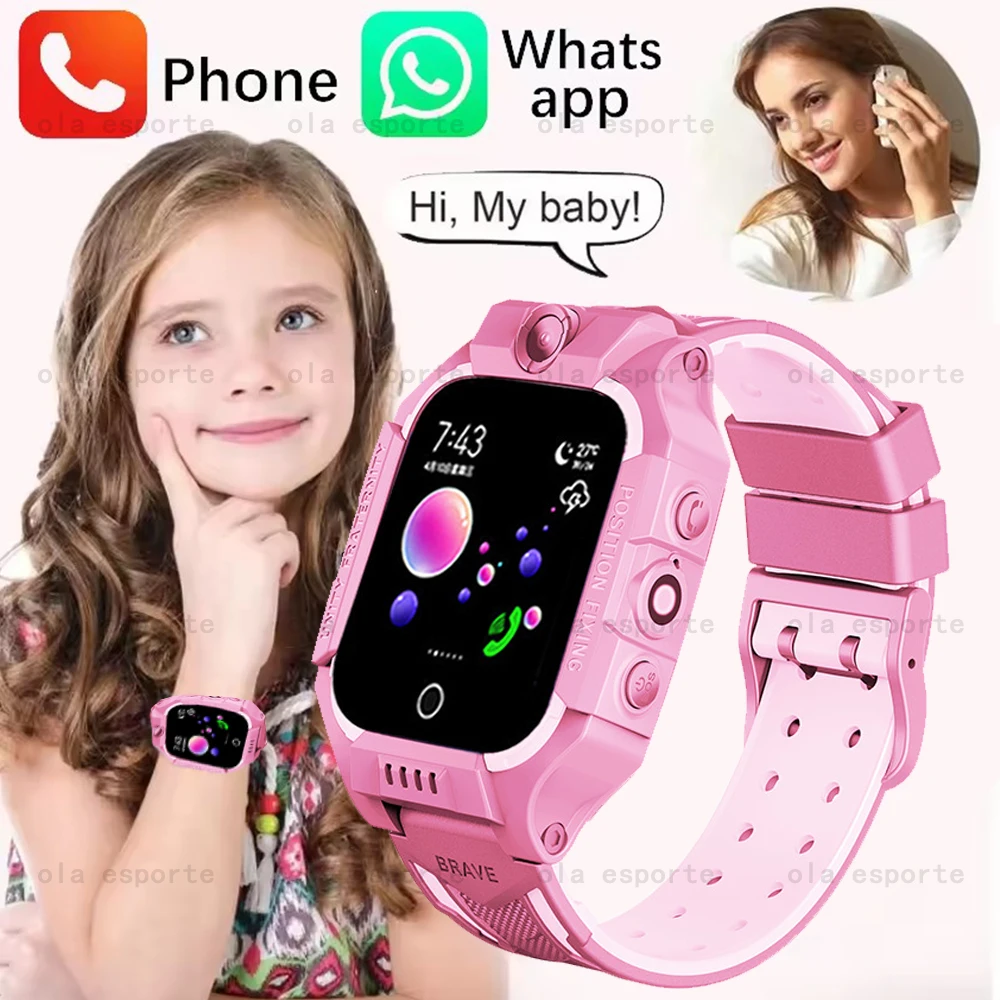 New Kids Smart Watch  SOS IP68 Waterproof Smartwatch Clock 4G Video Call Phone SIM Card Location Tracker Children Wristwatch