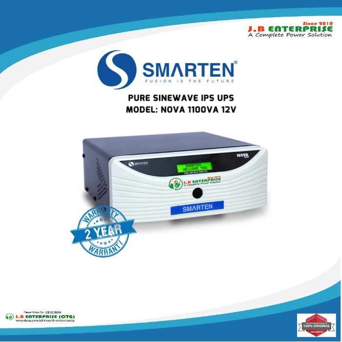 SMARTEN PURE SINE WAVE IPS UPS NOVA 1050VA MACHINE FOR SINGLE BATTERY