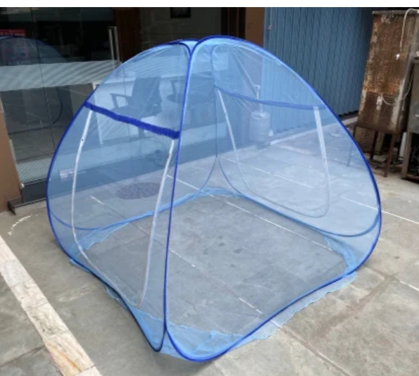 Foldable Self standing Mosquito net for double bed. 