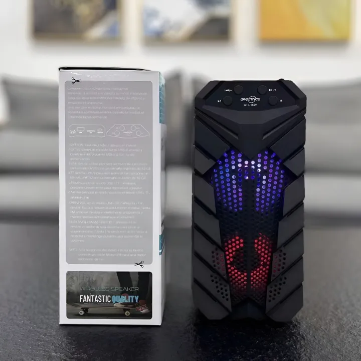 GTS-1559 GTS-5060 GTS-1558 Portable Wireless Dual 3 Inch Speaker Outdoor Mp3 Music Player Rechargeable With Fm Radio Usb Tf Tws. 