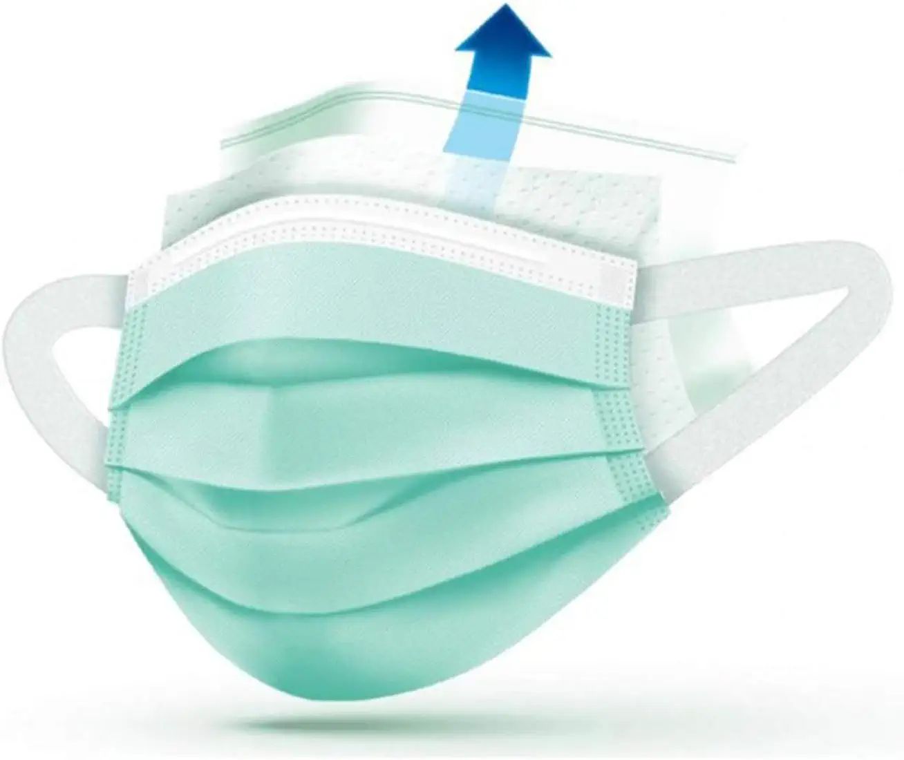 Evony 3 Leyar Surgical Face Mask 10pcs (Black/White). 