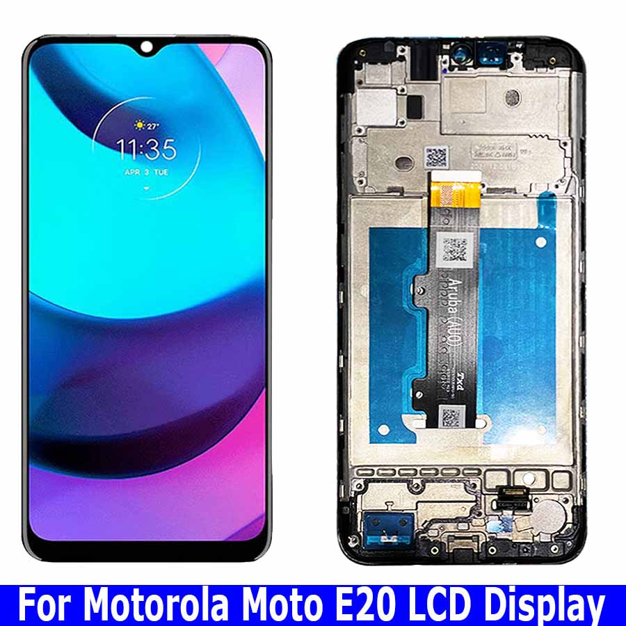 6.5" IPS For Motorola Moto E20 LCD Display Touch Screen Digiziter Assembly Replacment For Moto E20 LCD XT2155 XT2155-1 lcd