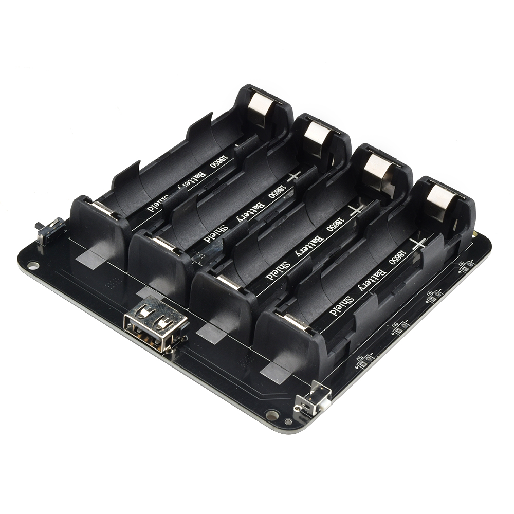 4X 18650 Lithium Battery Shield 5V/3A Mobile Power Expansion Board Module V9 3V/1A Micro USB  For Arduino