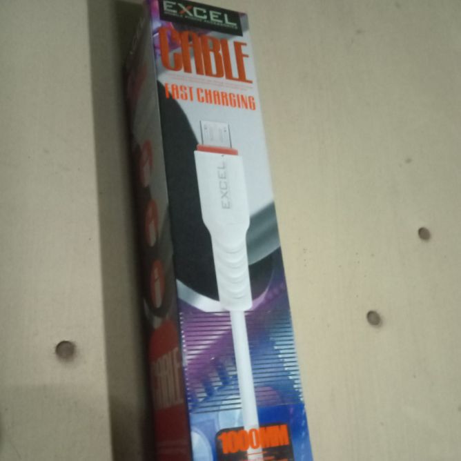Excel Micro USB 2.1A Fast Charging Cable - Type B Data Cable. 