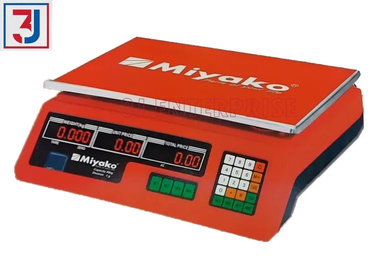 Commercial Weight Scale, Digital Weight Machine, Price Computing Scale with Tare Function 40 kg. 