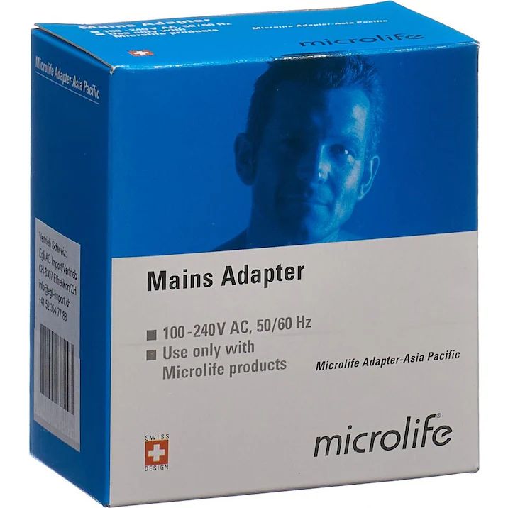 Swiss Microlife AD-1024C AC Adapter for ( A2-Classic | 3AR1-3P | B3 Classic ) Microlife Blood Pressure Monitor | 3 Months Warranty by Tronzz. 