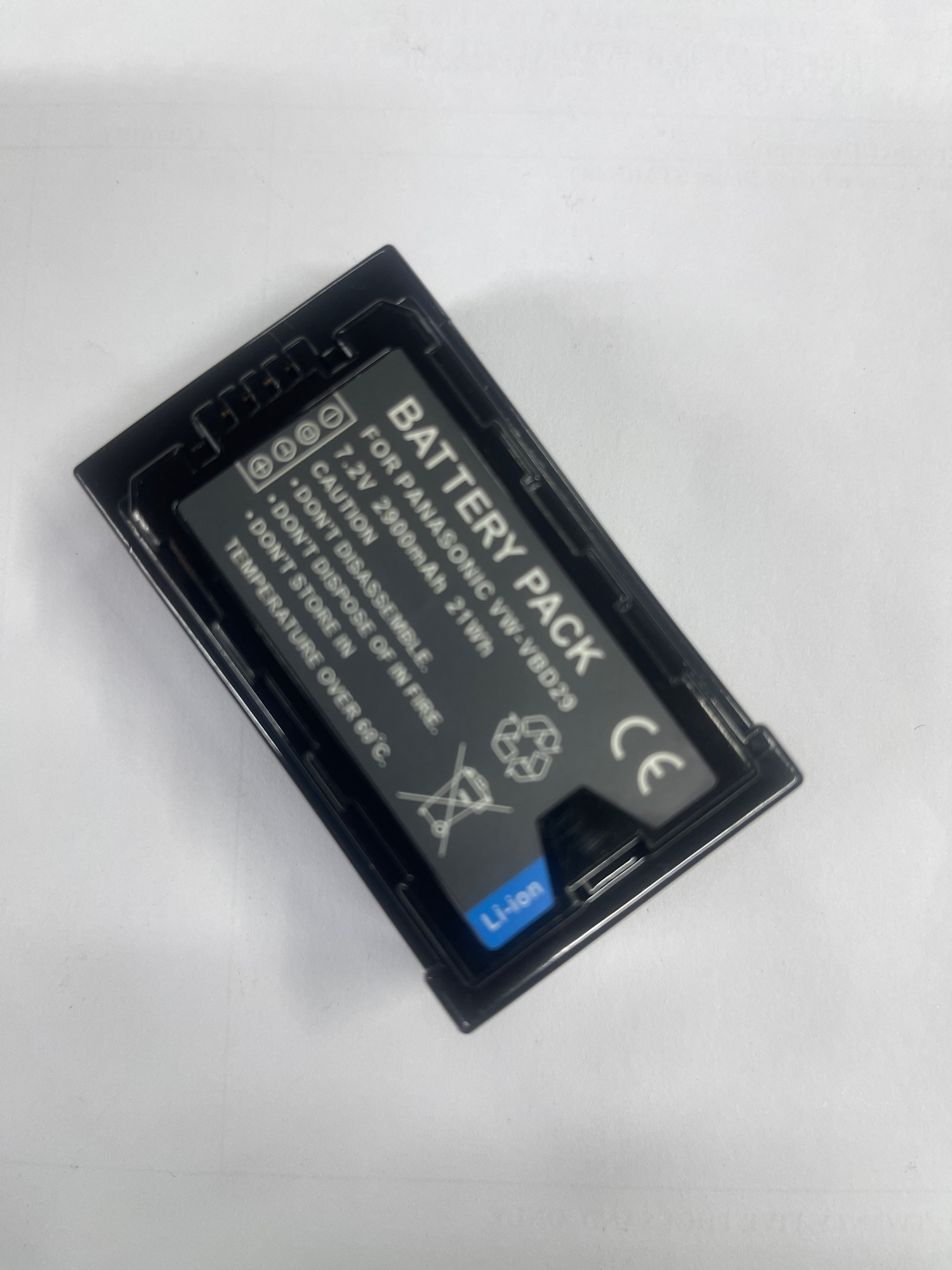 Panasonic VW-VBD58 Rechargeable Battery (Black)HC-X1, HC-X2 Panasonic VW-VBD58 Rechargeable Battery (Black)HC-X1, HC-X2