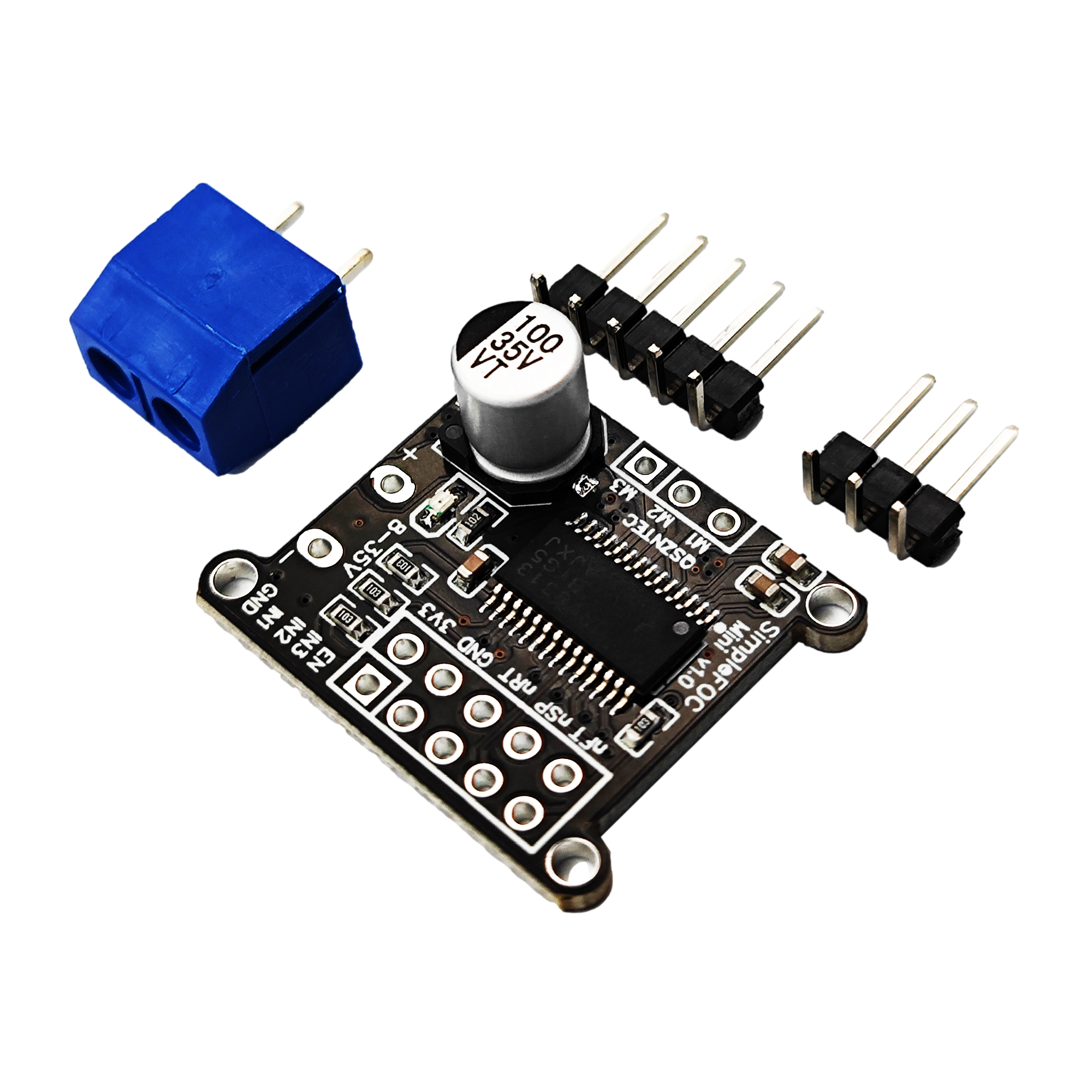 Simple FOCMini DRV8313 module DC Brushless Motor Driver Board FOC Control Driver SVPWM Control DC 8-30V. 