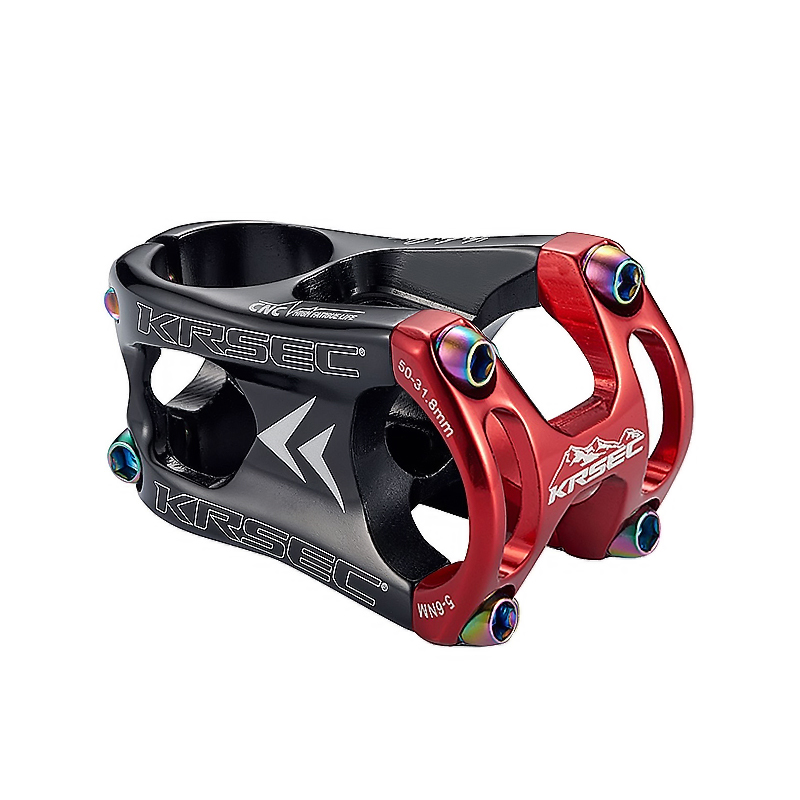 KRSEC Bicycle Stem Power Mountain Bike Bridge Handlebar Pipe Short Power Cycling Table Rod Adjustable 28.6 31.8 50MM Riser Daraz .bd