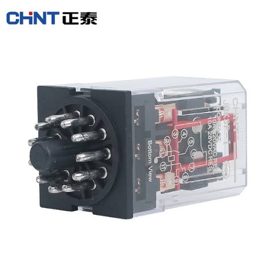 Chint Relay 220VAC with 8 pin base. 