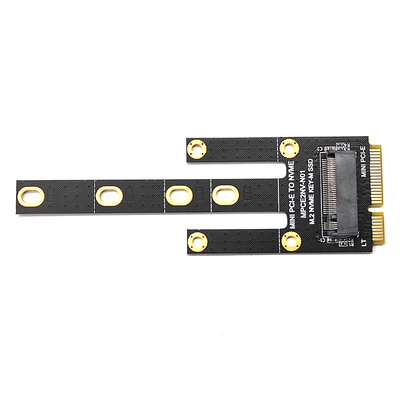 New Mini PCIE to M2 NVMe Adapter Mini PCIE to M.2 M2 MINI PCI-E to NVMe Converter Card Riser Support 2230 2242 2260 2280 M2 SSD. 