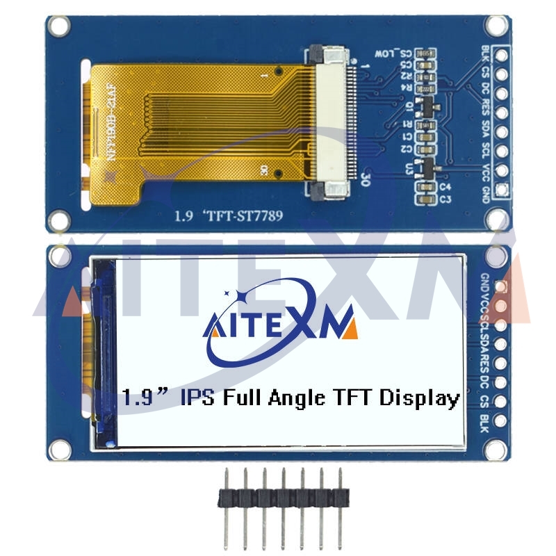 1.9 Inch IPS Full Angle TFT Display Screen LCD Color Display Module SPI ...