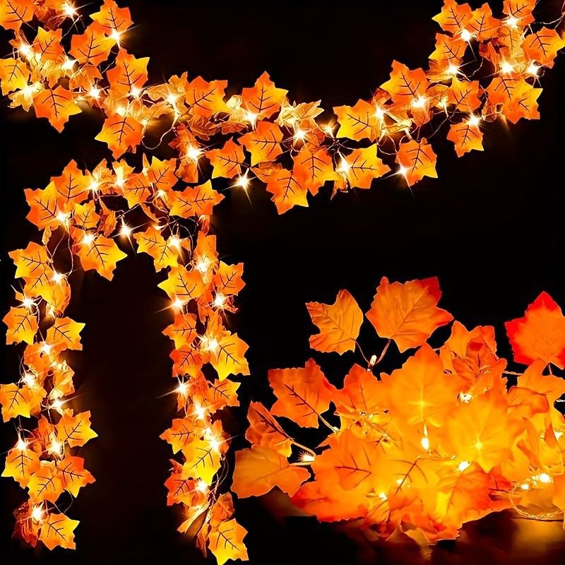 Maple leaf fairy Room decoration lights