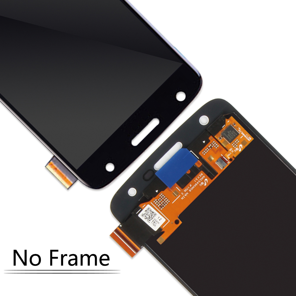 AMOLED LCD For Moto Z Play LCD Display Touch Screen Digitizer For Moto Z Play LCD Pantalla Full Assembly XT1635 XT1635-02. 