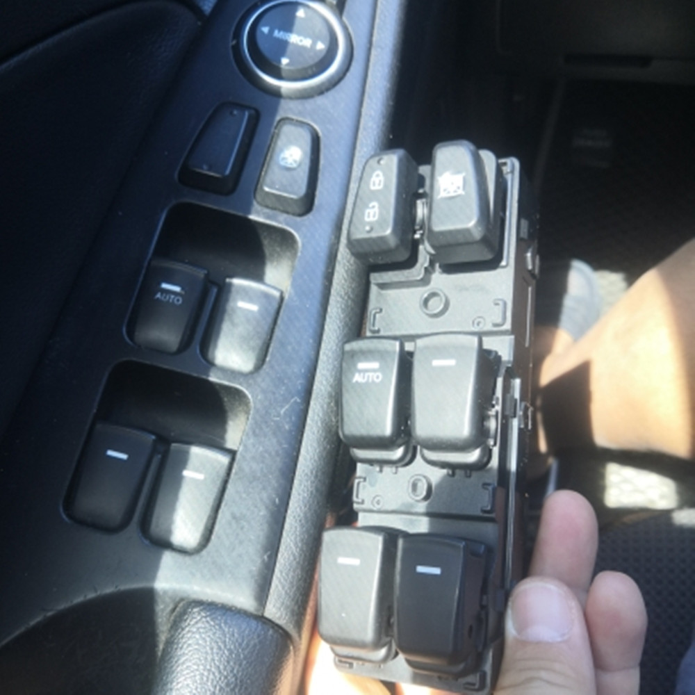 For Hyundai Sonata 2011 2012 2013 2014 Electric Power Window Master Control Switch Console Button 93570-3S000 93570-3S000RY. 