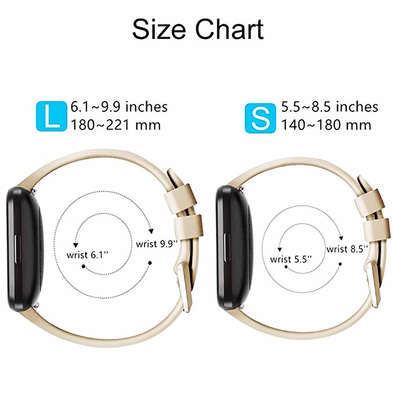 Strap for Fitbit Versa/Versa2/Lite Smart watch replacment band Sport silicone Bracelet band for Fitbit Versa 2 wristbelt. 