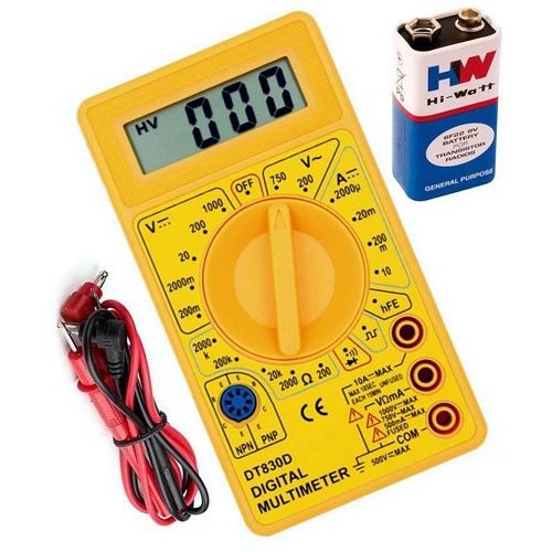 Digital Multimeter DT830D Measuring Equipment. 
