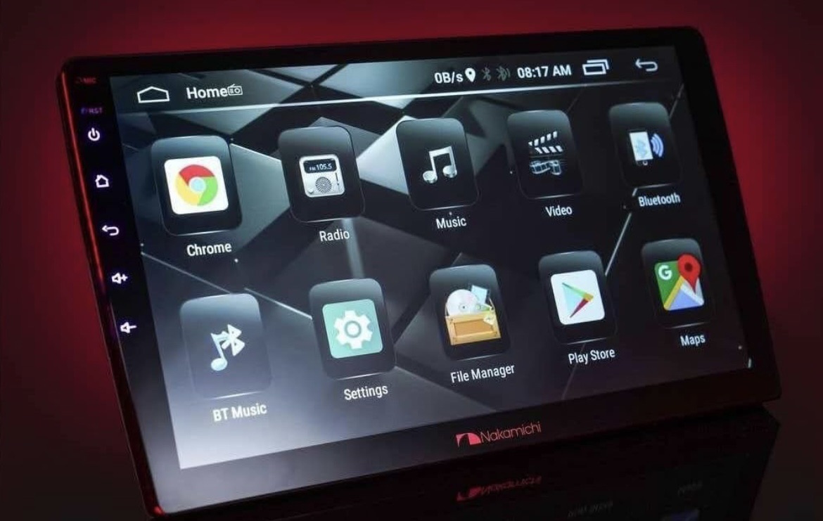 NAKAMICHI NAM 5510 9"/10.1Inch (4GB RAM+64 Flash Storage) Car Android Stereo || Wireless Apple CarPlay/Android Auto Via ZLINK App || 4G SIM Compatible with 360 Degree Camera Support. 