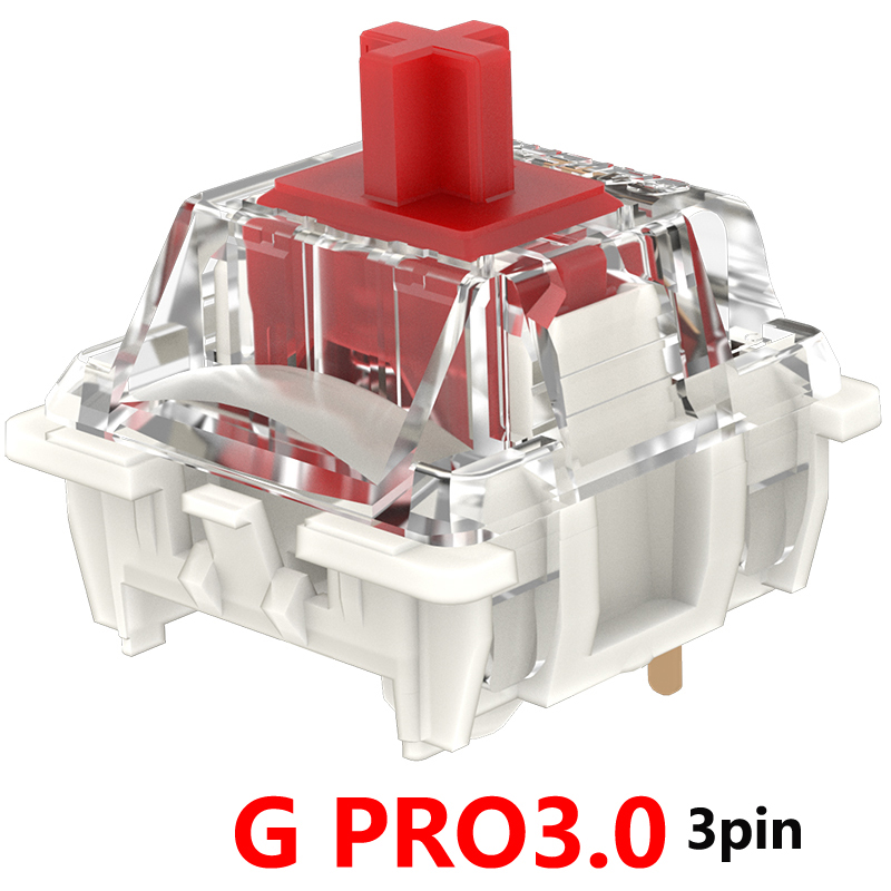 JYBMAK Gateron Gpro3.0 Keyboard Switch Three-layer Pin Pre Lubrication 3pin. 