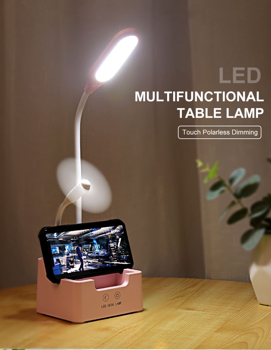 4 in 1 Multi-function LED Desk Lamp. 