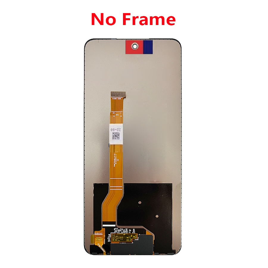 Screen With Frame For Realme C55 RMX3710 LCD Display Touch  Pantalla Digiziter Assembly Screen Replacement For Realme C55 LCD. 