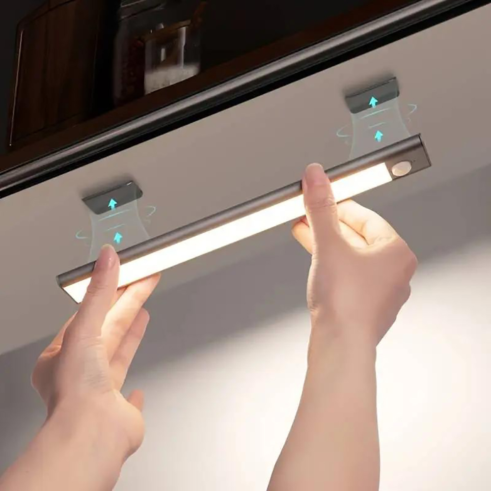 Ultra-thin Motion Sensor Light Wireless LED Night Lights Bedroom Decor Staircase Closet USB Rechargeable Kitchen Detector Lamp. 